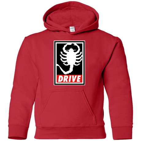 Sweatshirts Red / YS Obey and drive Youth Hoodie