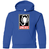 Sweatshirts Royal / YS Obey and drive Youth Hoodie
