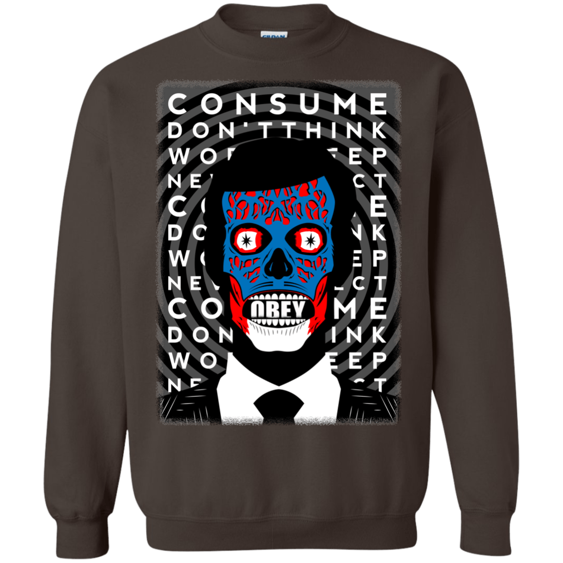 Sweatshirts Dark Chocolate / Small OBEY Crewneck Sweatshirt