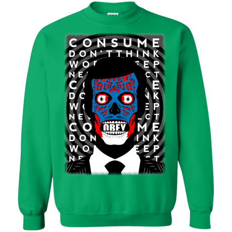 Sweatshirts Irish Green / Small OBEY Crewneck Sweatshirt