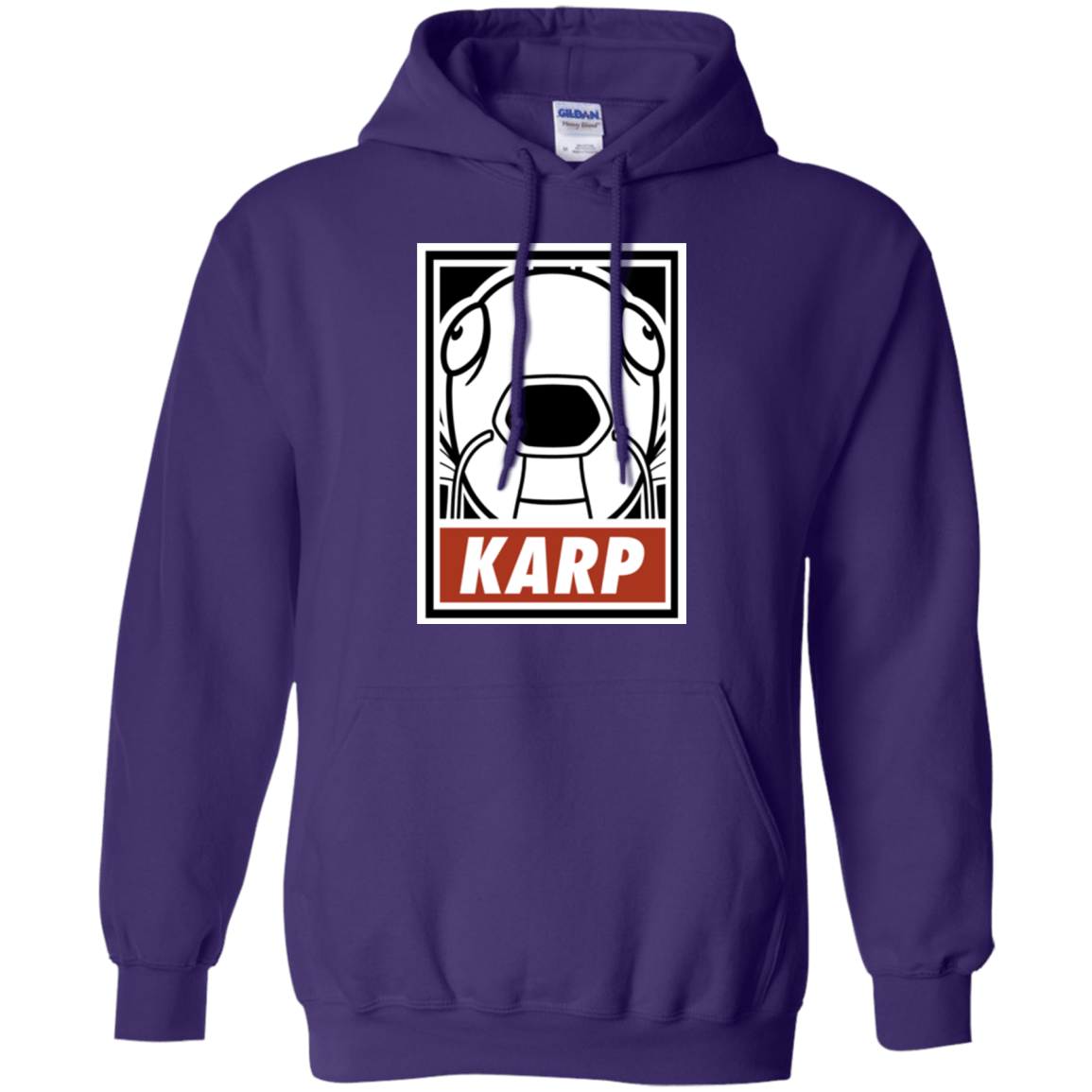 Sweatshirts Purple / Small Obey Karp Pullover Hoodie