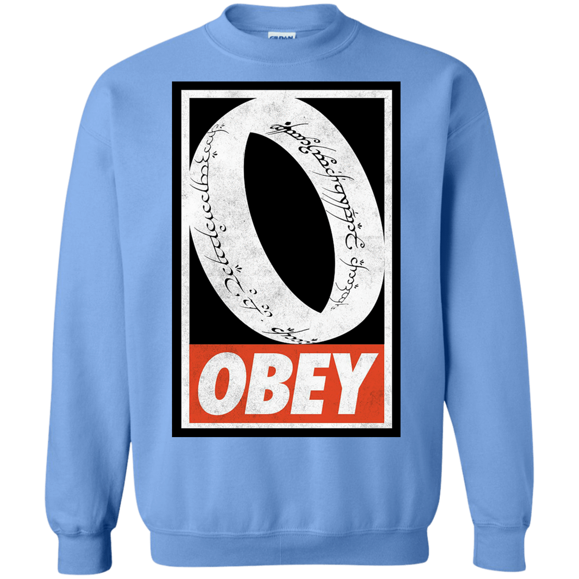 Sweatshirts Carolina Blue / S Obey One Ring Crewneck Sweatshirt
