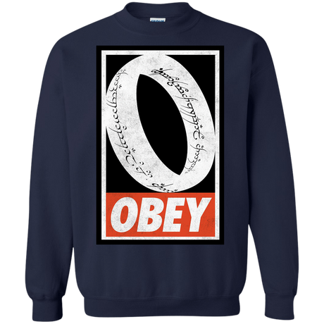 Sweatshirts Navy / S Obey One Ring Crewneck Sweatshirt