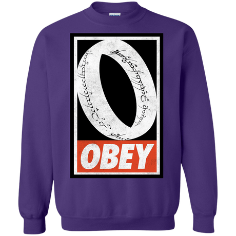 Sweatshirts Purple / S Obey One Ring Crewneck Sweatshirt