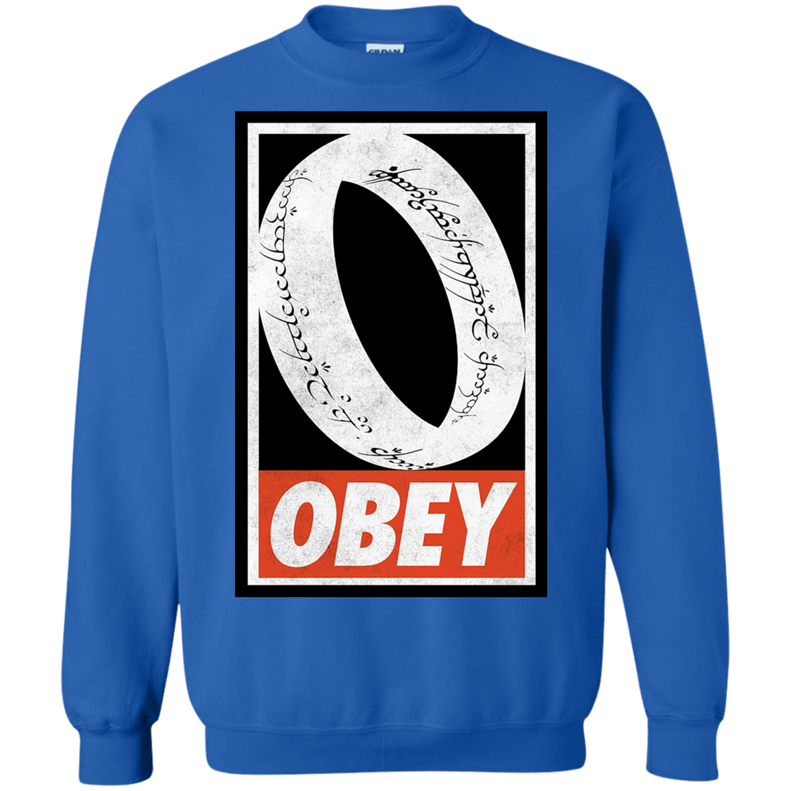 Sweatshirts Royal / S Obey One Ring Crewneck Sweatshirt