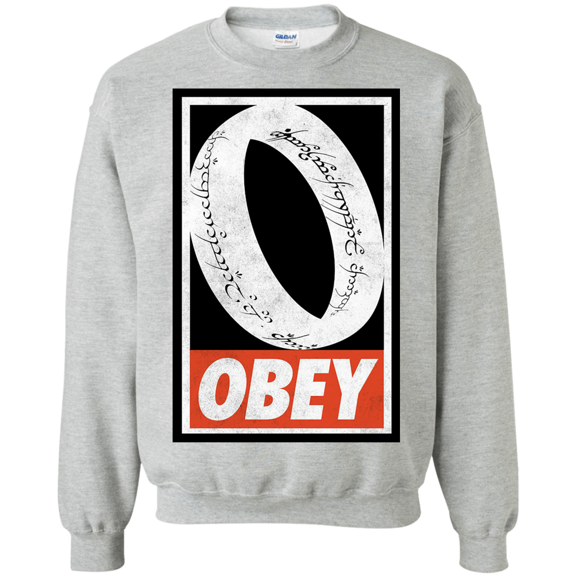 Sweatshirts Sport Grey / S Obey One Ring Crewneck Sweatshirt