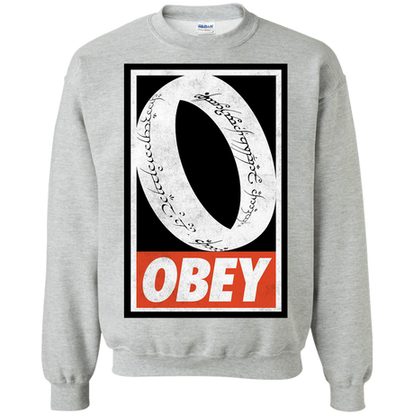 Sweatshirts Sport Grey / S Obey One Ring Crewneck Sweatshirt