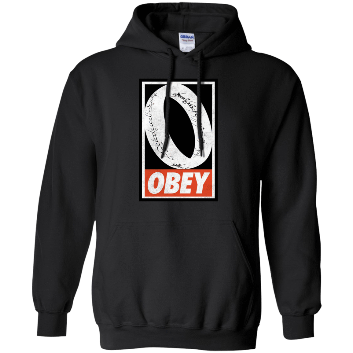 Sweatshirts Black / S Obey One Ring Pullover Hoodie