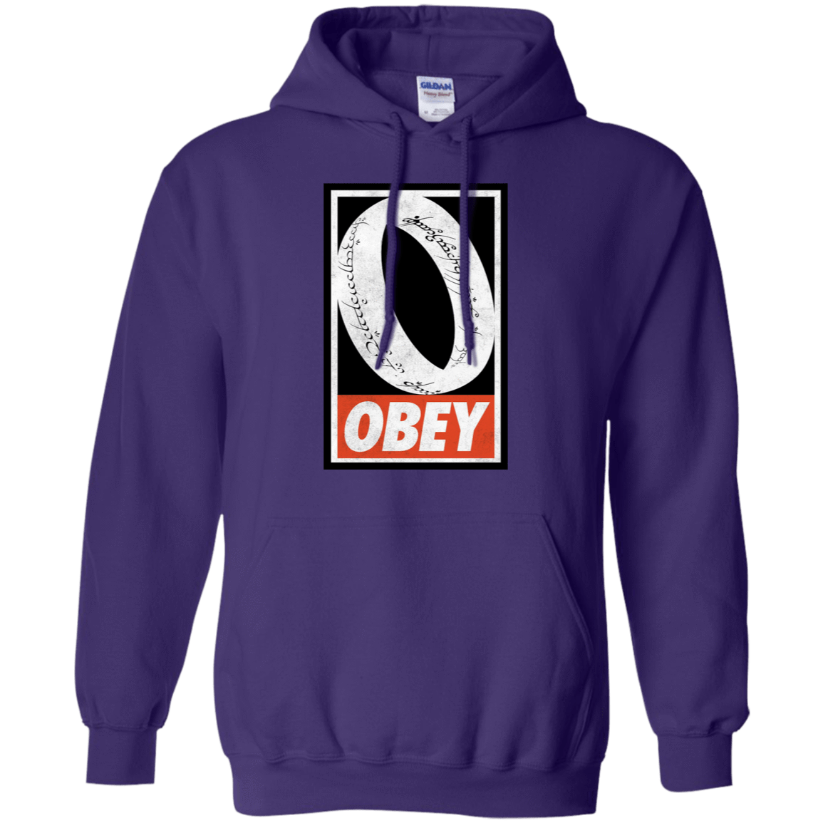 Sweatshirts Purple / S Obey One Ring Pullover Hoodie
