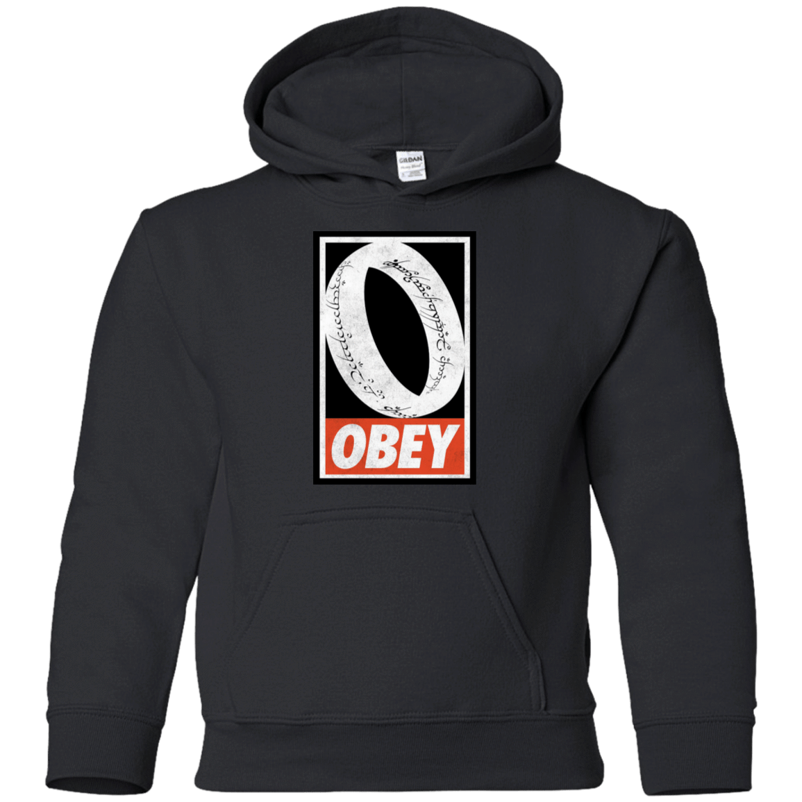 Sweatshirts Black / YS Obey One Ring Youth Hoodie