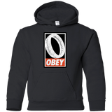 Sweatshirts Black / YS Obey One Ring Youth Hoodie