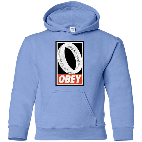 Sweatshirts Carolina Blue / YS Obey One Ring Youth Hoodie