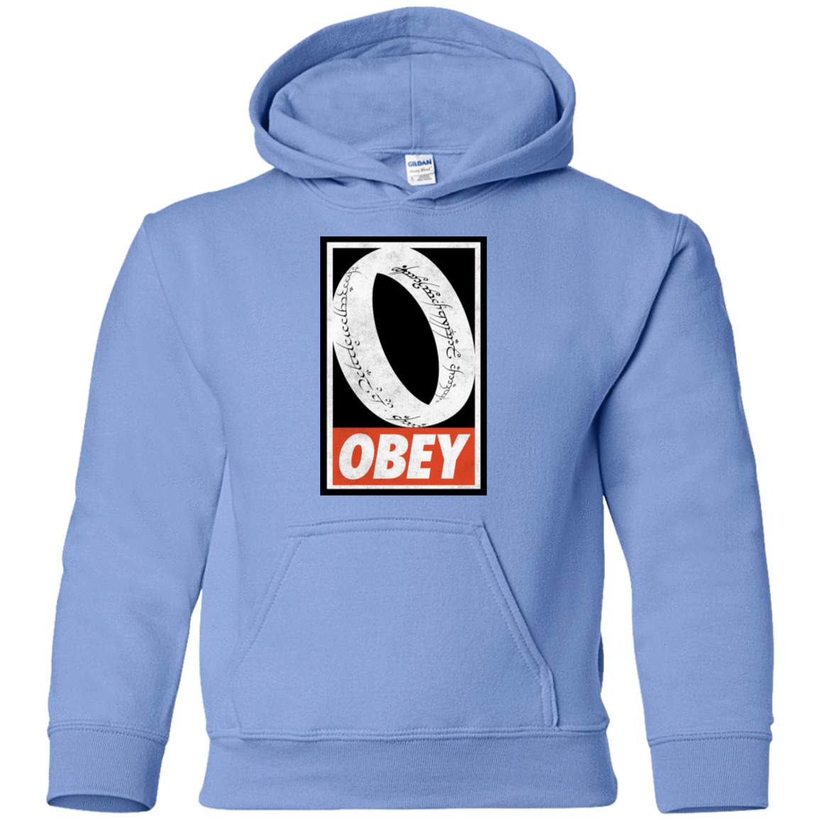 Sweatshirts Carolina Blue / YS Obey One Ring Youth Hoodie