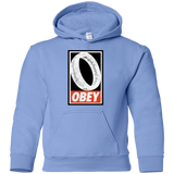 Sweatshirts Carolina Blue / YS Obey One Ring Youth Hoodie