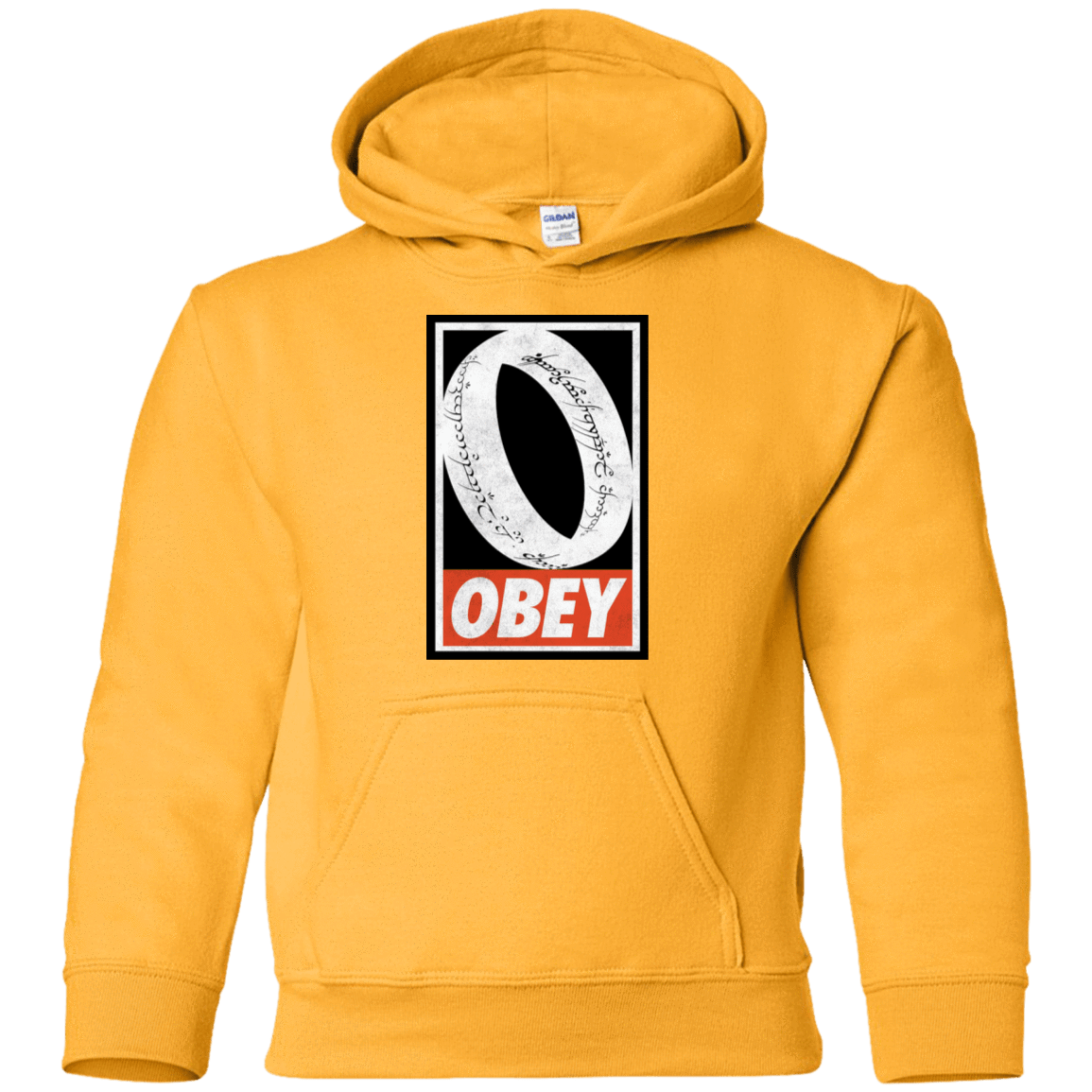 Sweatshirts Gold / YS Obey One Ring Youth Hoodie