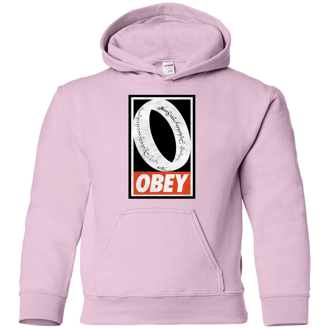 Sweatshirts Light Pink / YS Obey One Ring Youth Hoodie