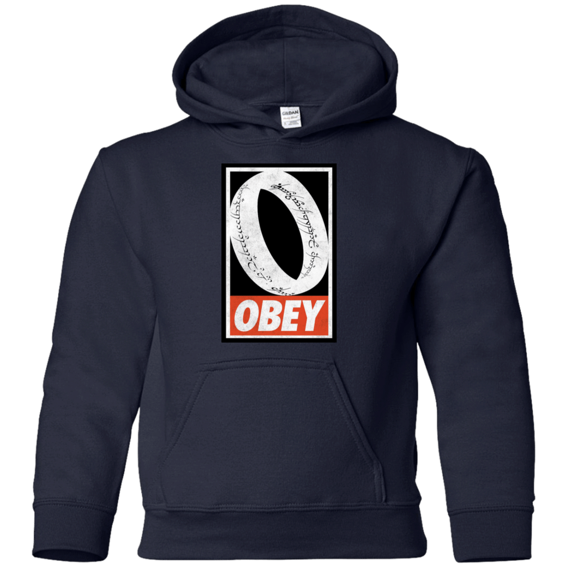 Sweatshirts Navy / YS Obey One Ring Youth Hoodie