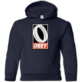 Sweatshirts Navy / YS Obey One Ring Youth Hoodie