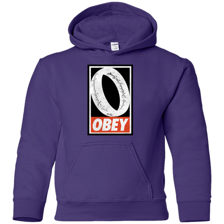 Sweatshirts Purple / YS Obey One Ring Youth Hoodie
