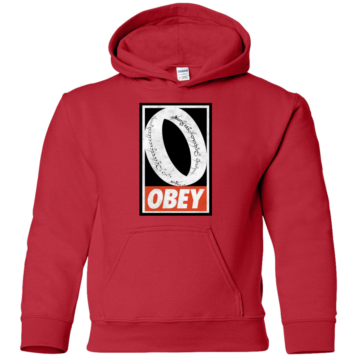 Sweatshirts Red / YS Obey One Ring Youth Hoodie