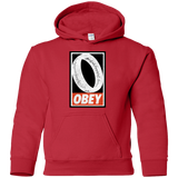 Sweatshirts Red / YS Obey One Ring Youth Hoodie