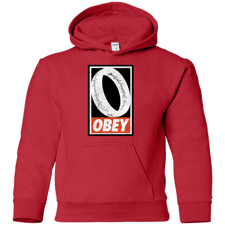 Sweatshirts Red / YS Obey One Ring Youth Hoodie