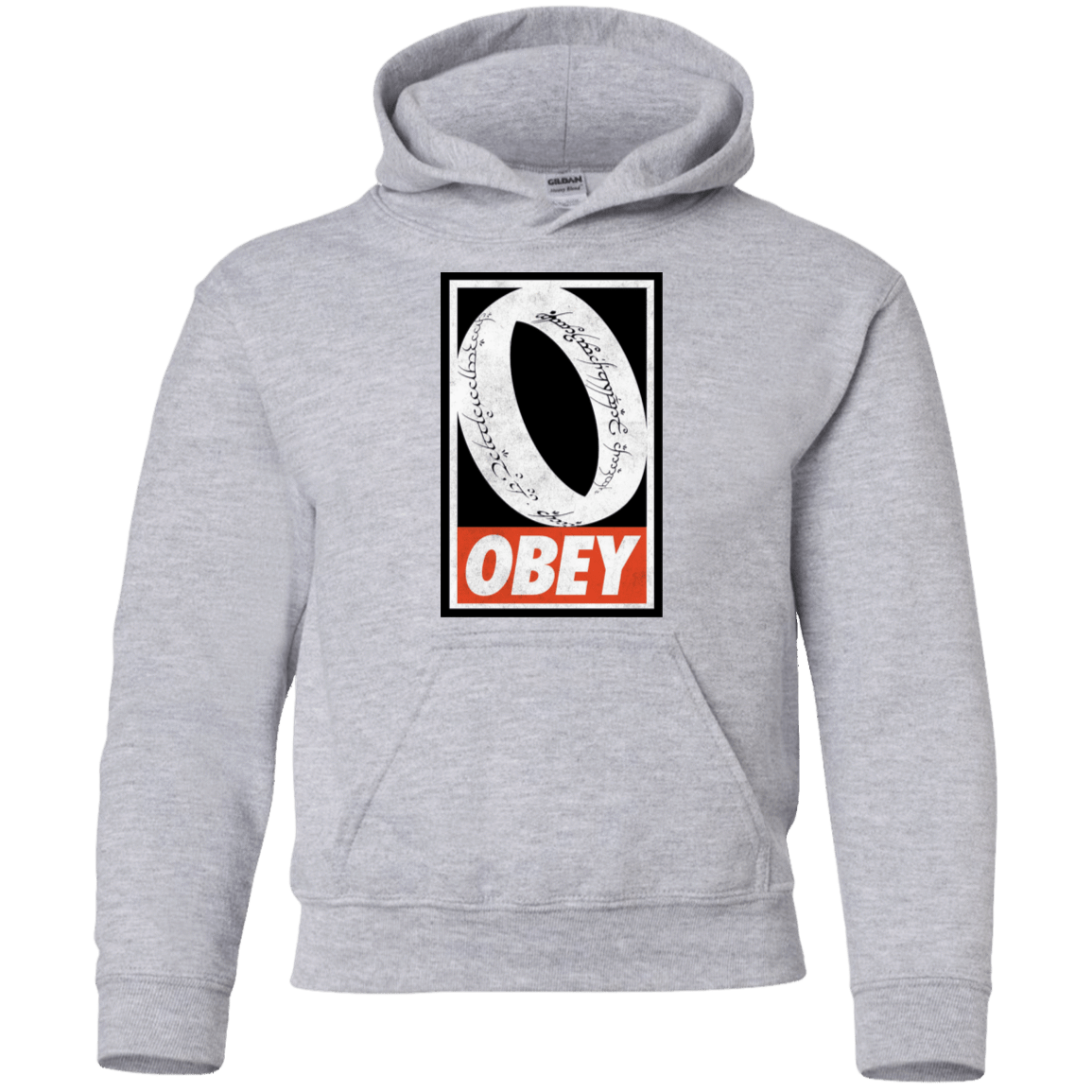 Sweatshirts Sport Grey / YS Obey One Ring Youth Hoodie