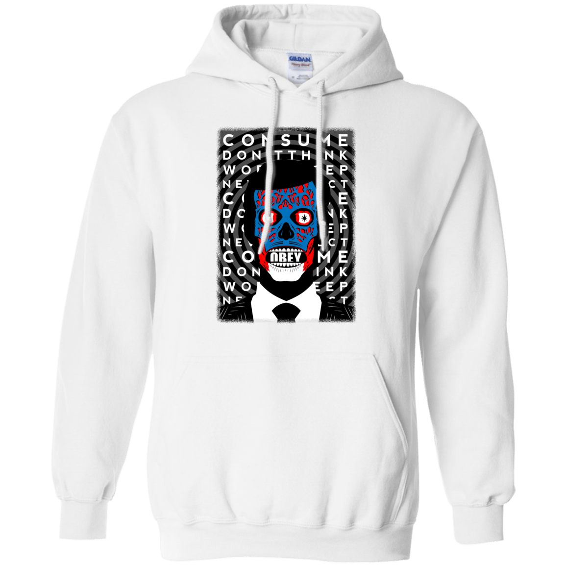 Sweatshirts White / Small OBEY Pullover Hoodie