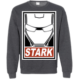 Sweatshirts Dark Heather / Small Obey Stark Crewneck Sweatshirt