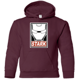 Sweatshirts Maroon / YS Obey Stark Youth Hoodie