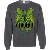 Sweatshirts Dark Heather / S Obey the Cthulhu Neon Crewneck Sweatshirt