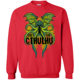 Sweatshirts Red / S Obey the Cthulhu Neon Crewneck Sweatshirt