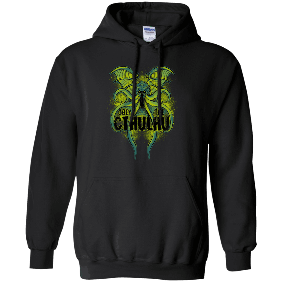 Sweatshirts Black / S Obey the Cthulhu Neon Pullover Hoodie