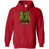 Sweatshirts Red / S Obey the Cthulhu Neon Pullover Hoodie