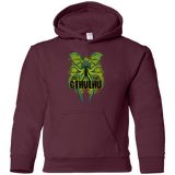 Sweatshirts Maroon / YS Obey the Cthulhu Neon Youth Hoodie