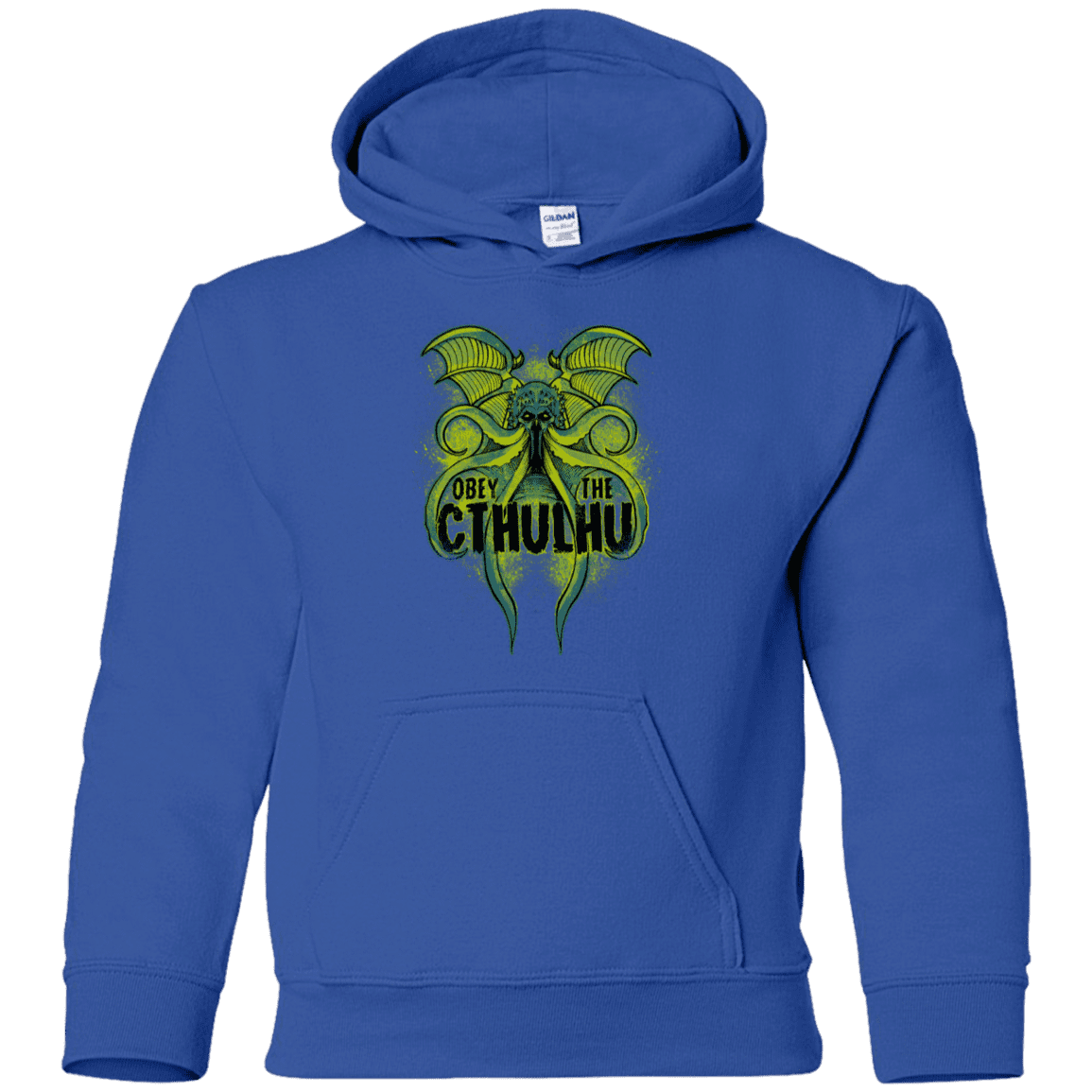 Sweatshirts Royal / YS Obey the Cthulhu Neon Youth Hoodie