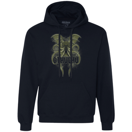 Sweatshirts Navy / Small Obey the Cthulhu Premium Fleece Hoodie