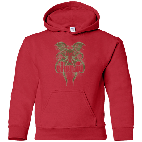 Sweatshirts Red / YS Obey the Cthulhu Youth Hoodie