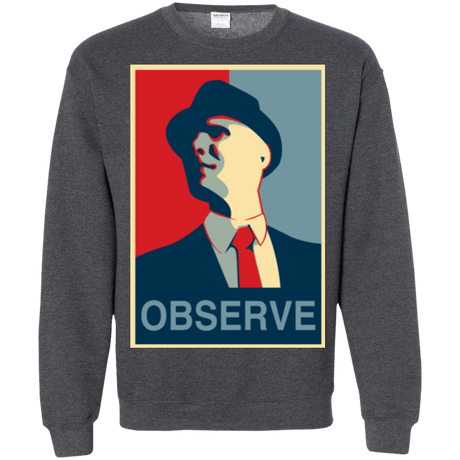 Sweatshirts Dark Heather / Small Observe Crewneck Sweatshirt