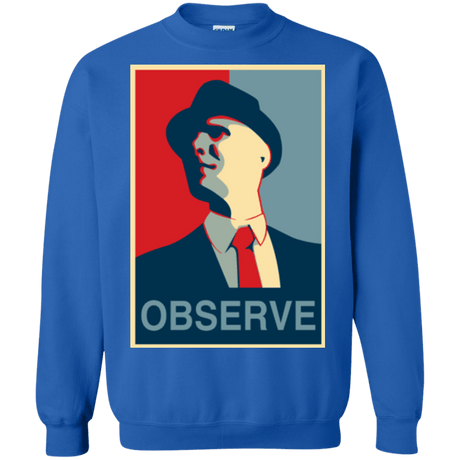 Sweatshirts Royal / Small Observe Crewneck Sweatshirt