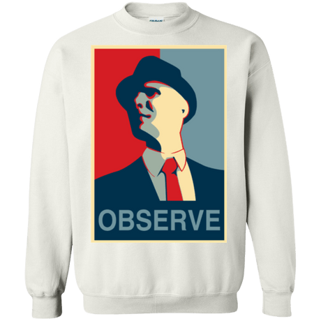 Sweatshirts White / Small Observe Crewneck Sweatshirt