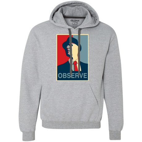 Sweatshirts Sport Grey / Small Observe Premium Fleece Hoodie