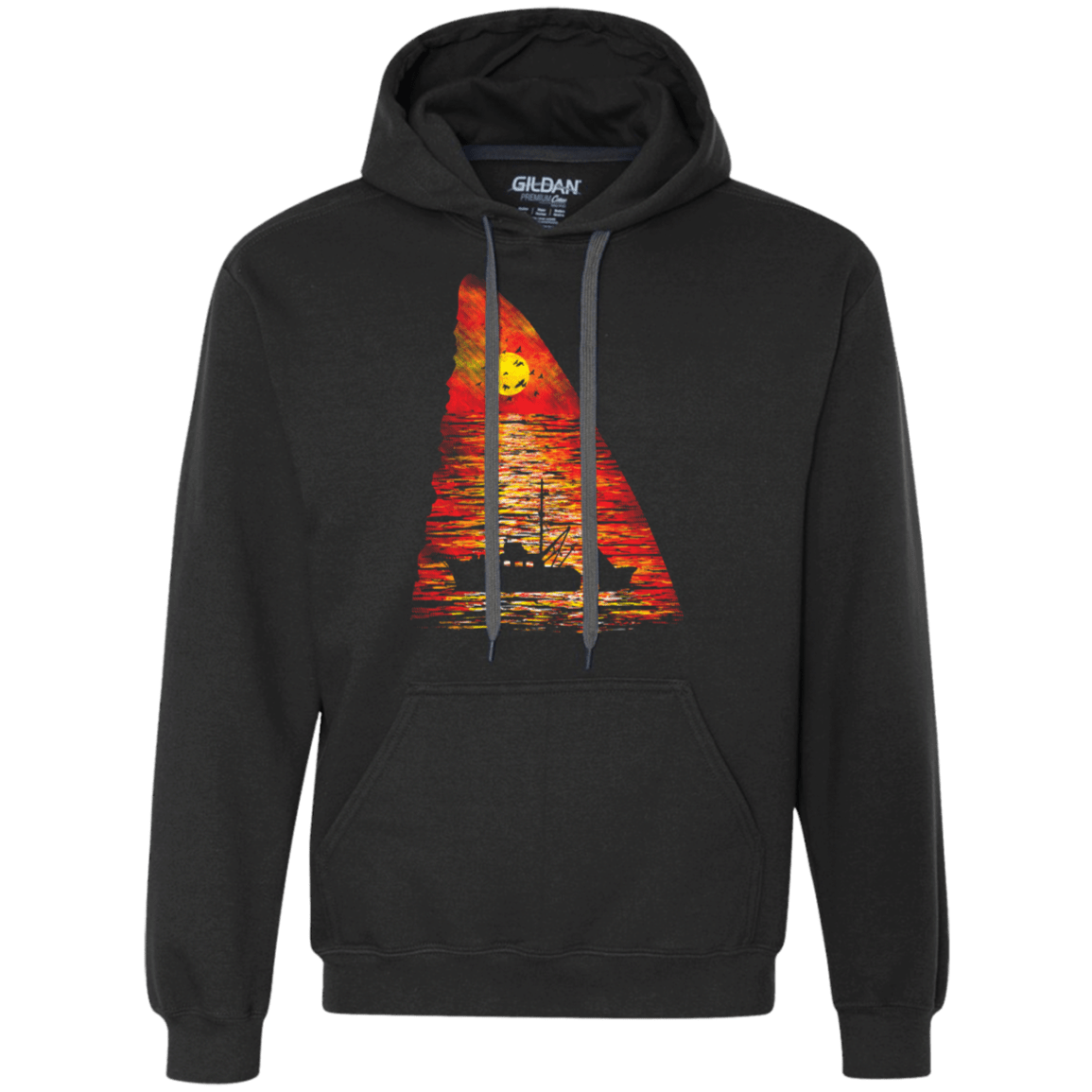 Sweatshirts Black / S Ocean Predator Premium Fleece Hoodie