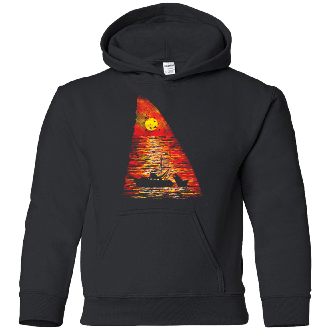 Sweatshirts Black / YS Ocean Predator Youth Hoodie