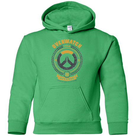 Sweatshirts Irish Green / YS Offense Team Youth Hoodie