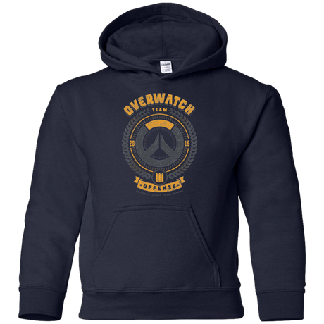 Sweatshirts Navy / YS Offense Team Youth Hoodie
