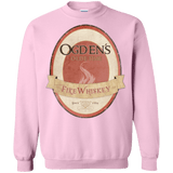 Sweatshirts Light Pink / Small Ogdens Fire Whiskey Crewneck Sweatshirt