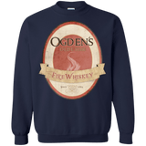 Sweatshirts Navy / Small Ogdens Fire Whiskey Crewneck Sweatshirt