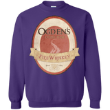 Sweatshirts Purple / Small Ogdens Fire Whiskey Crewneck Sweatshirt