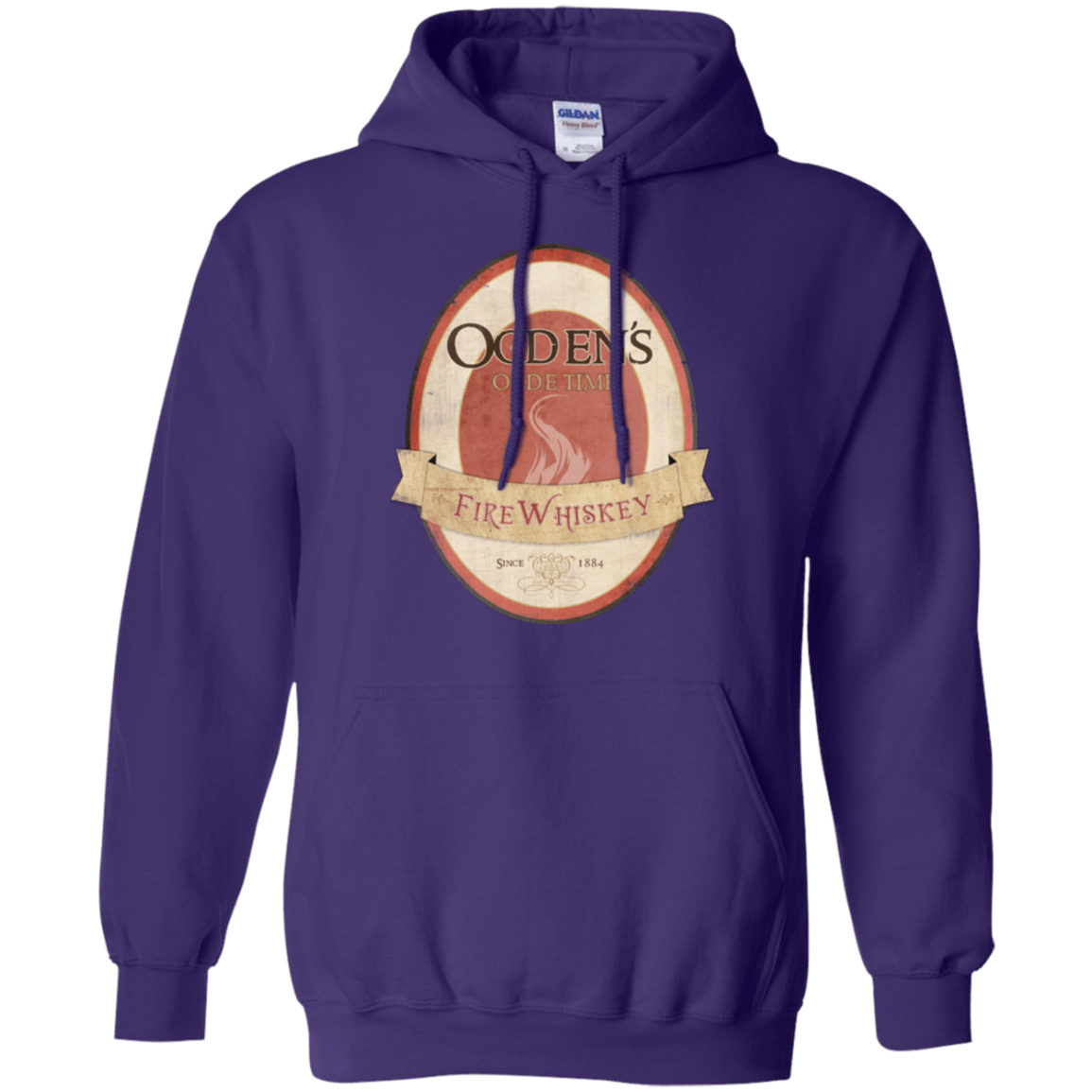 Sweatshirts Purple / Small Ogdens Fire Whiskey Pullover Hoodie